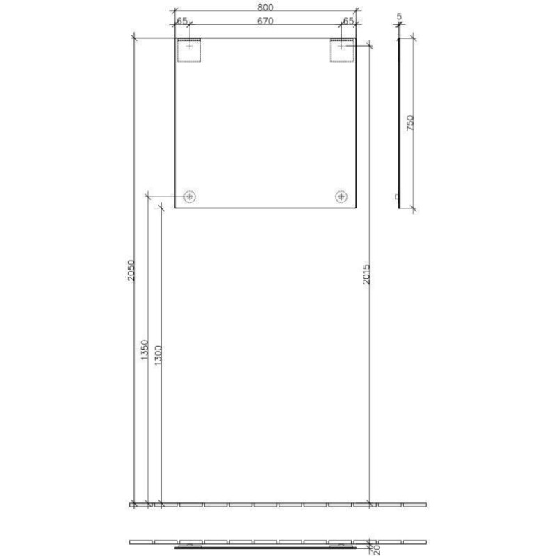 Villeroy and Boch - More To See Mirror 800 x 750 x 20mm