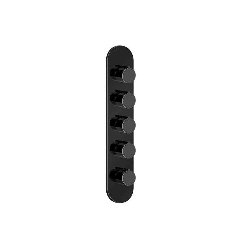 Gessi - Tondo Wellness Ext Parts-Wall-Mount Thermo High-Cap Mixer