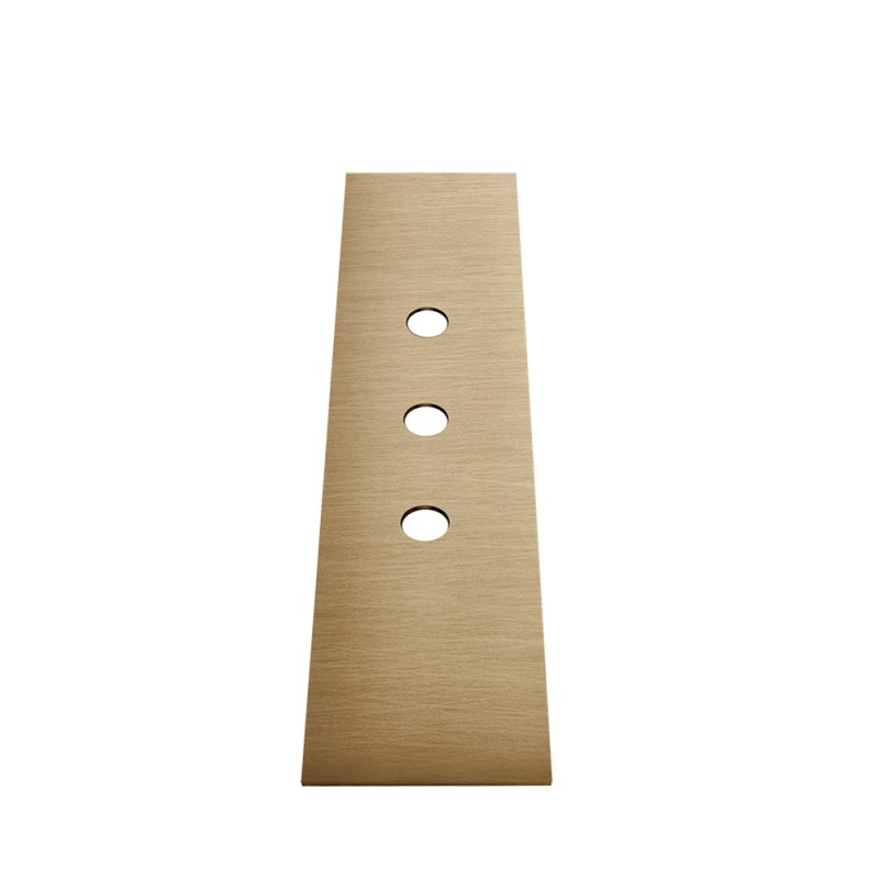 Gessi - Via Manzoni 3-Hole Finishing Plate For Mounting Box