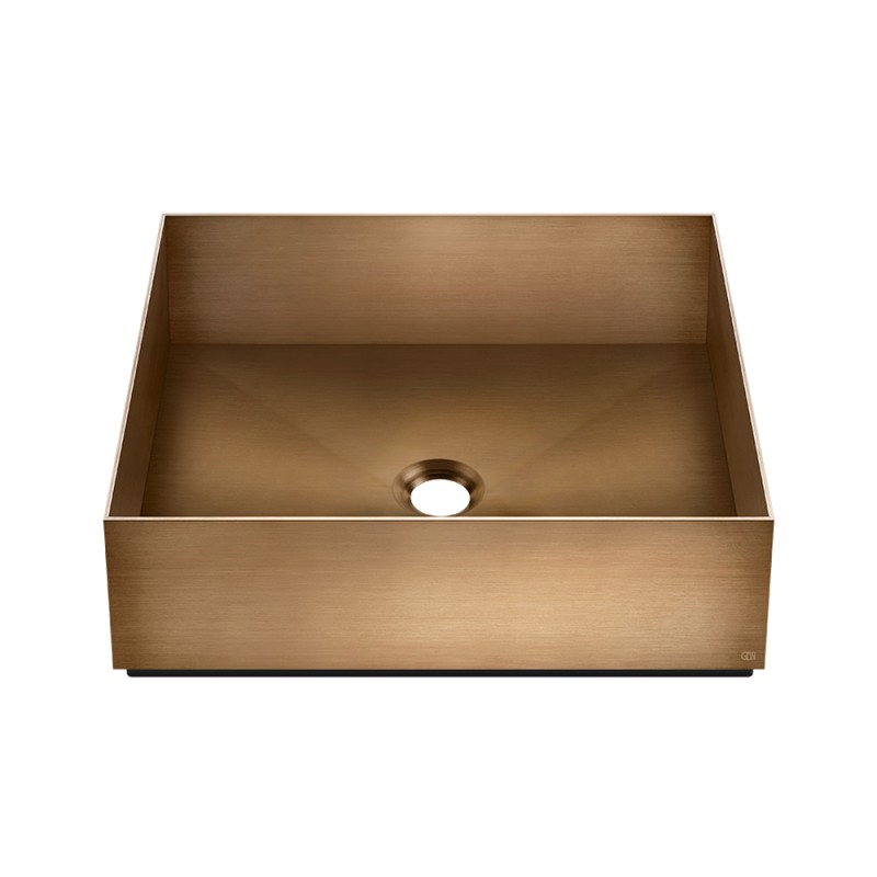 Gessi - Ingranaggio Counter Washbasin 400x400mm W/O Overflow Waste