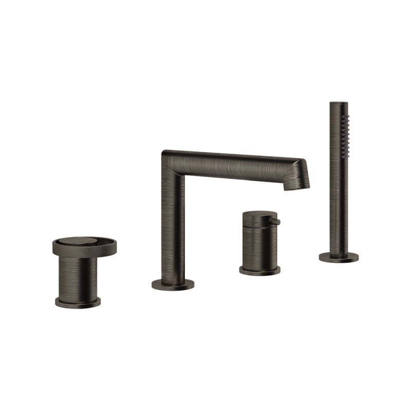 Gessi - Anello 4-Hole Bath Mixer With Diverter, Tub-Filler Spout