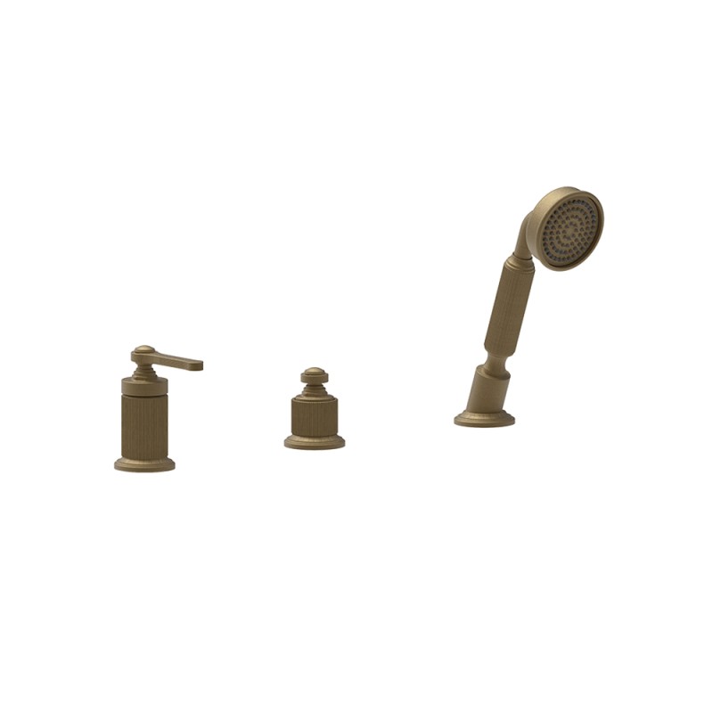 Gessi - Venti20 3-Hole Bath Mixer, Diverter & Pull-Out Handshower