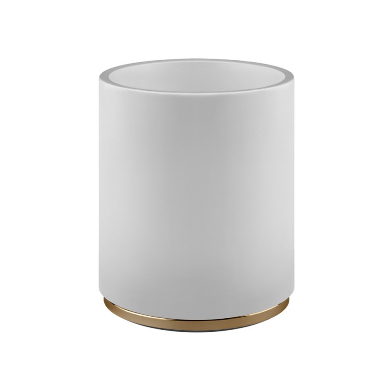 Gessi - Ingranaggio White Waste-Paper Basket