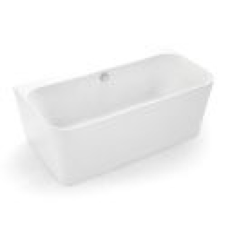 Waters baths of Ashbourne - Natura River Back To Wall Bath 1600 x 580 x 750mm