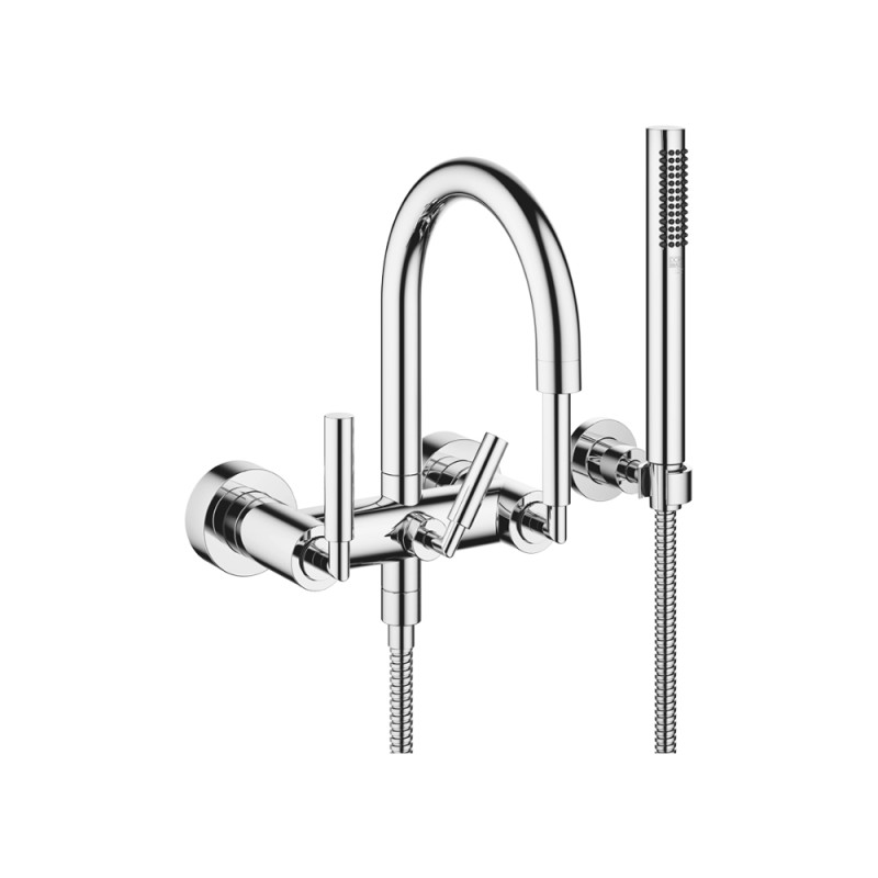 Dornbracht - Tara Bath Mixer For Wall Mounting, With Shower Set