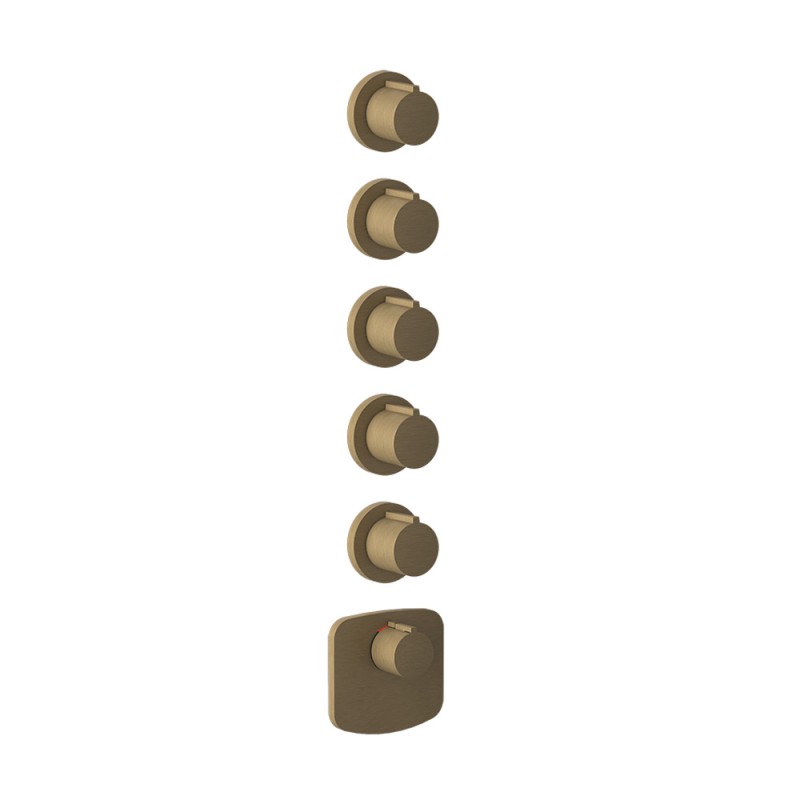Gessi - Tondo Ext Parts For Wall-Mounted Thermo High-Capacity Mixer