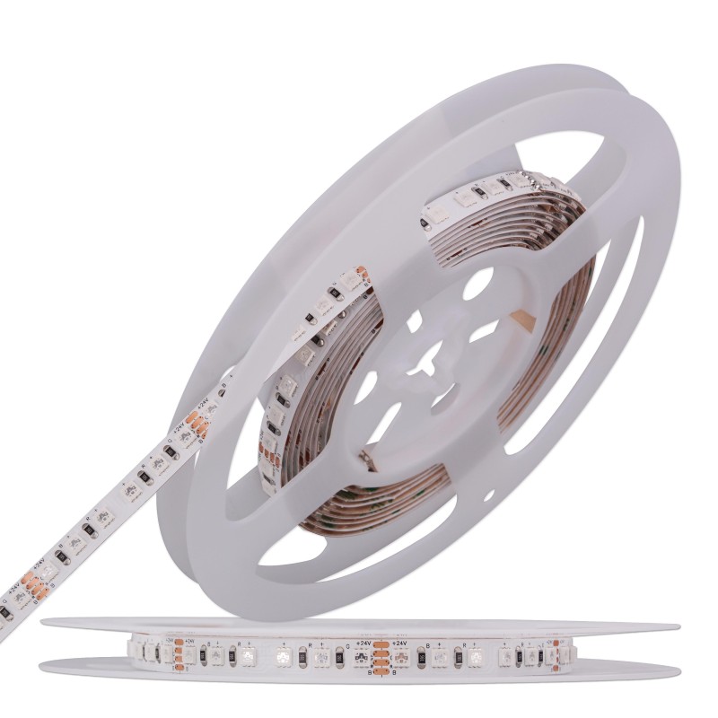 TLG - RGB, 16W/m, 120LEDs/Meter, 8mm, IP20, SMD3838, 24V, 5 Meter