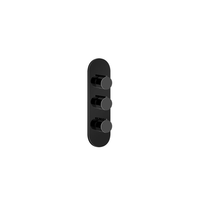 Gessi - Tondo Wellness Ext Parts-Wall-Mount Thermo High-Cap Mixer